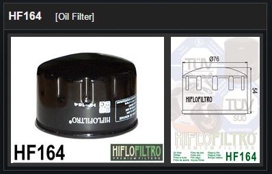 Oliefilter BMW HF164