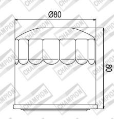 Oliefilter Champion F302