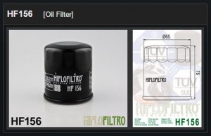 Oliefilter KTM HF156