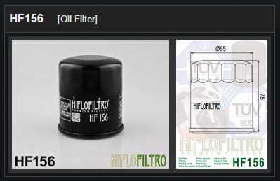 Oliefilter KTM HF156